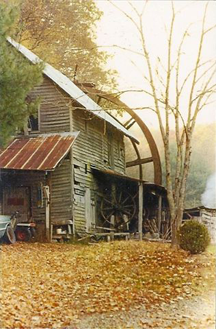 Morgan Mill - above, outside Brevard, NC; (no longer exists)